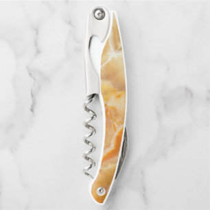 Regal Beige Faux Marble Corkscrew