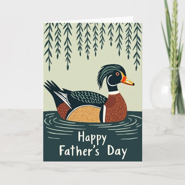 Regal Bird Fathers Day Card (Front)