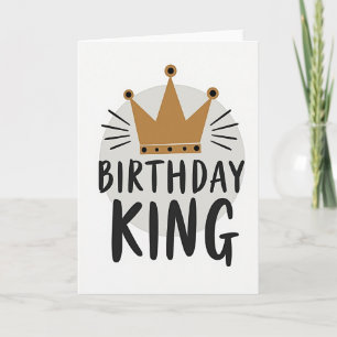 Regal Birthday King Card