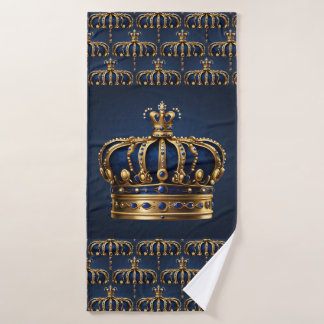 Regal Blue Crown Series Bath Towel