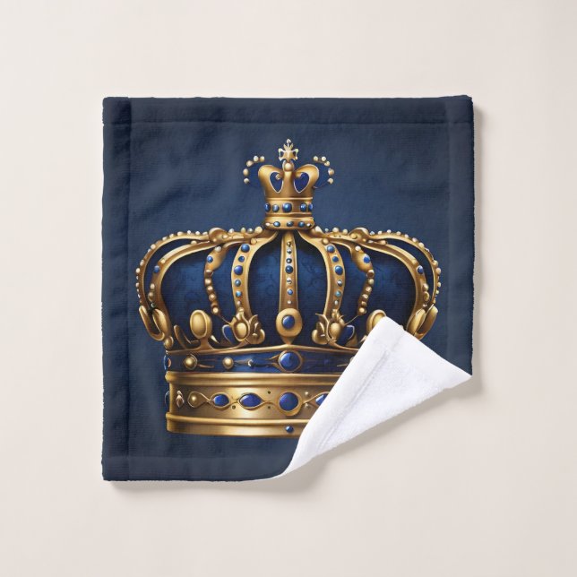 Regal Blue Crown Series Wash Cloth (Wash Cloth)