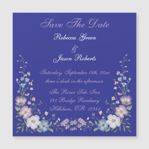 Regal Blue Vintage Elegance Garden Blooms