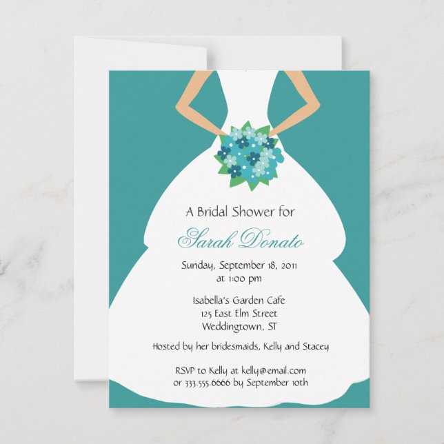 Regal Bridal Shower Invitation (Front)