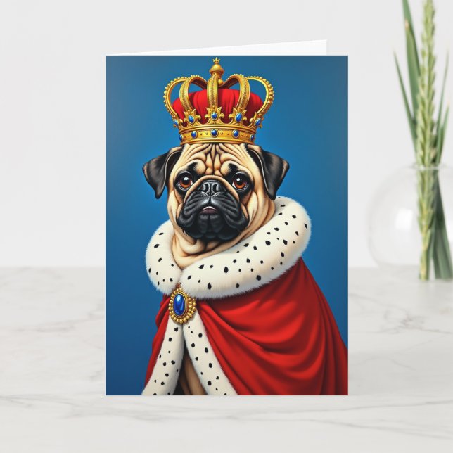 Regal Canine Fathers Day Card (Front)