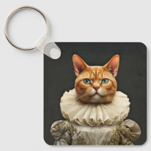 Regal Cat Key Ring