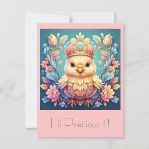 " REGAL CHICK " POSTCARD