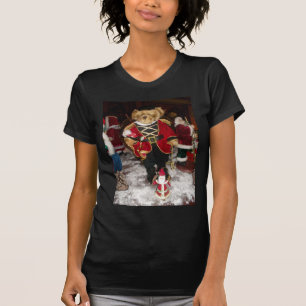 Regal Christmas Teddy Bear Holiday Art Print T-Shirt