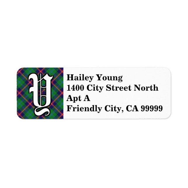Regal Clan Young Tartan Monogram (Front)