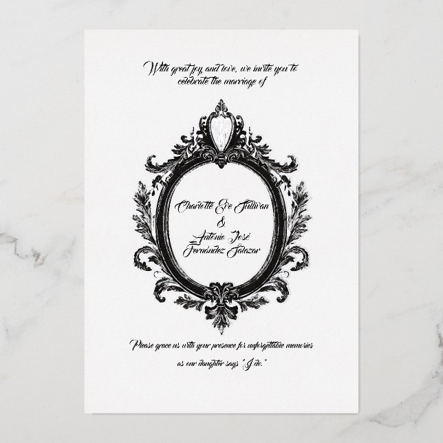 Regal Crest, Classic Wedding Elegance,  (Front)