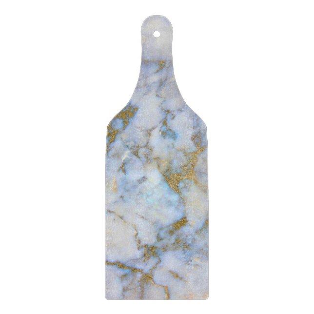 Regal Decorative Marble Inspired Lilac Gold Cutting Board (Front)
