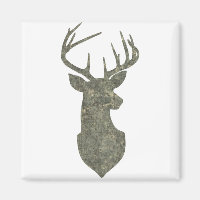 Regal Deer Silhouette Buck Trophy in Camouflage