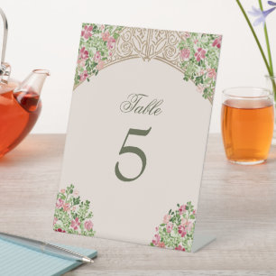 Regal Doors Elegant Faux Foil Wedding Pedestal Sign