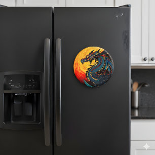 Regal Dragon Moonlight  Magnet