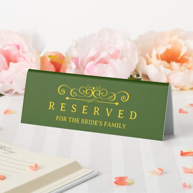 Regal Elegant Swirl Header Reserved (In SItu (Wedding))