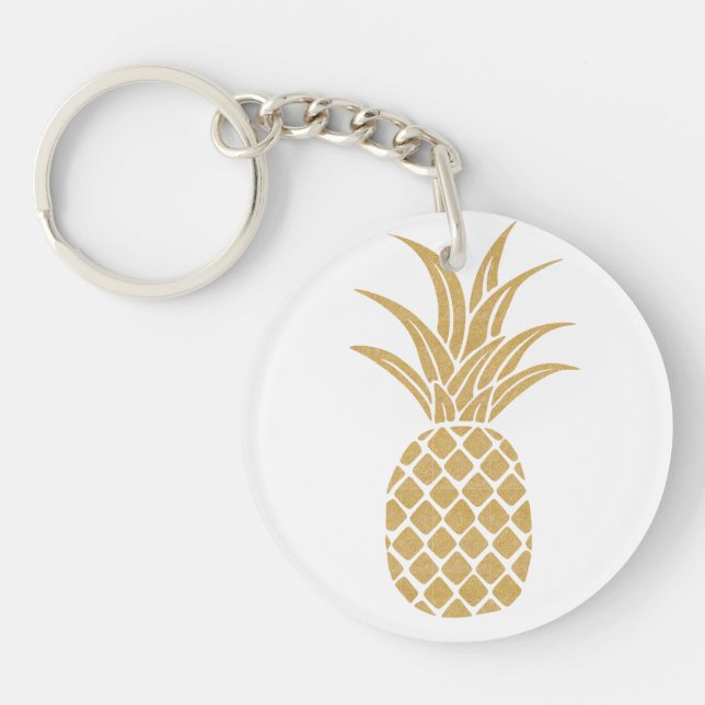 Regal Gold Pineapple Key Ring (Front)