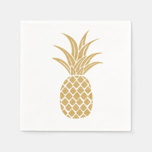 Regal Gold Pineapple Napkins