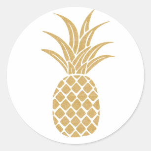 Regal Gold Pineapple Sticker