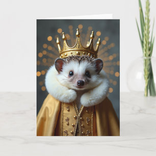 Regal Gold Robe Birthday Card