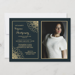 Regal Graduate Photo Invitation