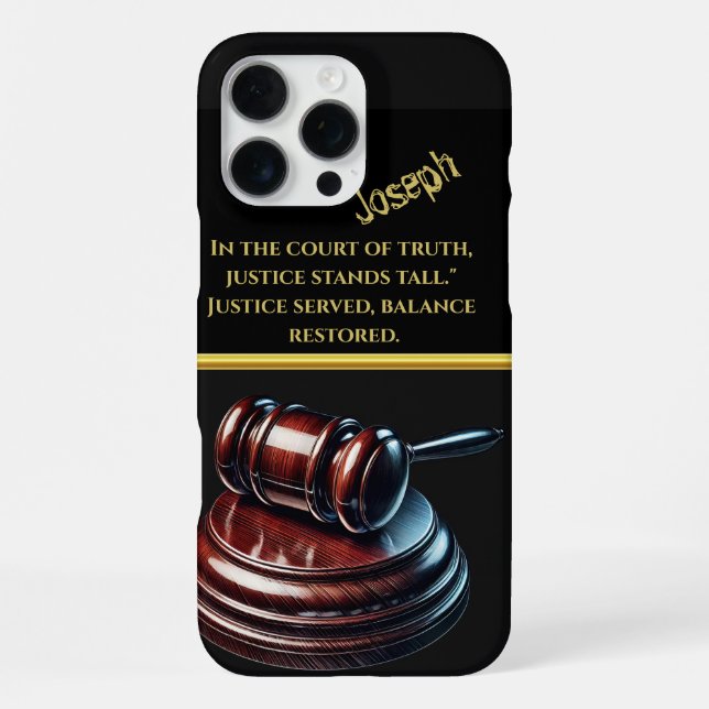 Regal Hammer of Truth Unveiled iPhone Case (Back)