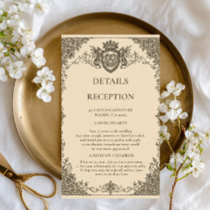 Regal Heraldic Artwork Celtic Enclosure Card