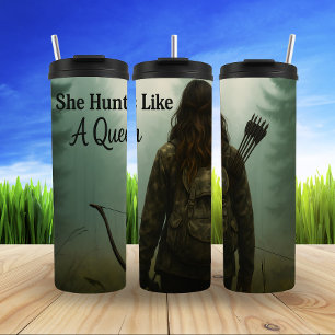 Regal Huntress, Misty Forest Thermal Tumbler