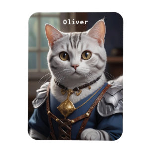 Regal Knight American Shorthair Cat Majestic Magnet