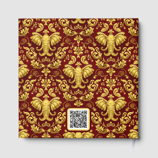 Regal Legacy: Crimson & Gold Mara Trumpeting Glory Guest Book