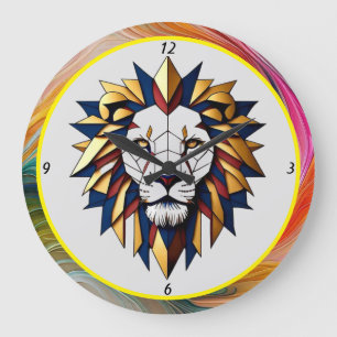 "Regal Lines" Large Clock