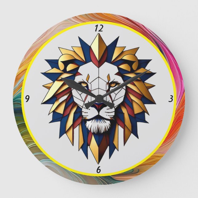 "Regal Lines" Large Clock (Front)