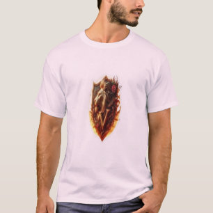 Regal Lion Crest - Royal Floral Emblem T-Shirt