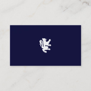 REGAL LION in MIDNIGHT BLUE Business Card