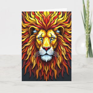 Regal Lions Fathers Day Card