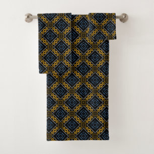 Regal Modern Mudcloth Design Bath Towel Set