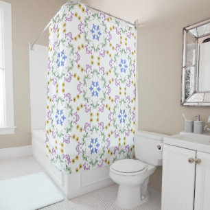Regal Mosaic Shower Curtain