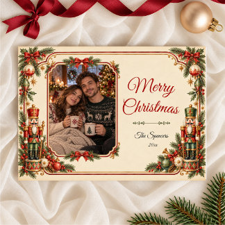 Regal Nutcracker Holiday Card