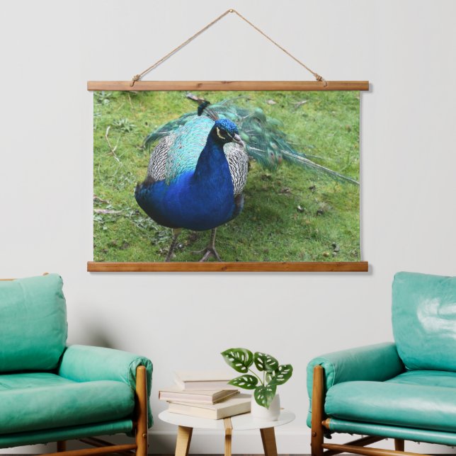 Regal Peacock Power Tapestry (Living Room)