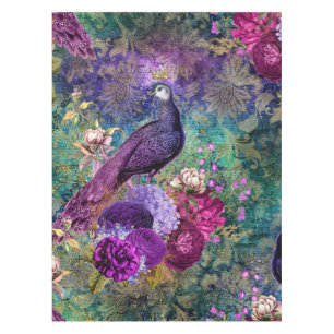 Regal Peacocks Peacock Tablecloth