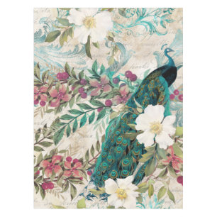 Regal Peacocks Peacock Tablecloth