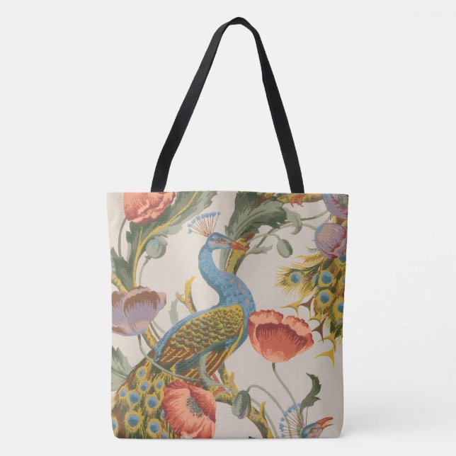Regal Peacocks Tote Bag (Front)