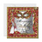 Regal Red Gold Damask Birthday Masquerade Party