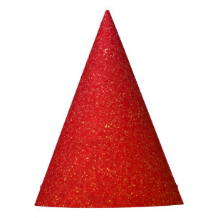 Regal Red & Gold Party Hat - Customisable
