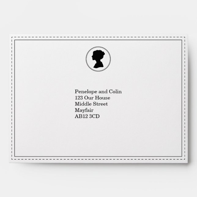 Regal Regency Wedding Envelopes (Front)