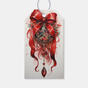 Regal Ruby: Richness of Red Gift Tags