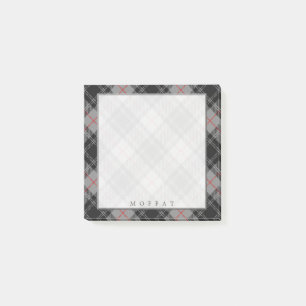 Regal Scottish Clan Moffat Tartan Post-it Notes