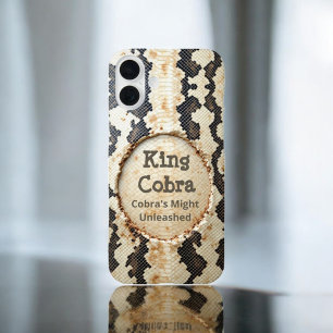 Regal Serpent: King Cobra iPhone 16 Plus Case