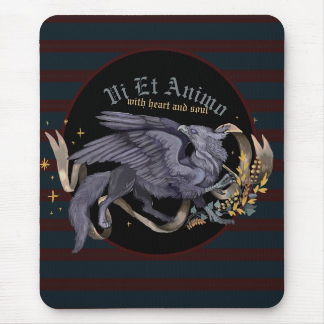 Regal Silver Gryphon  Mouse Mat (Front)
