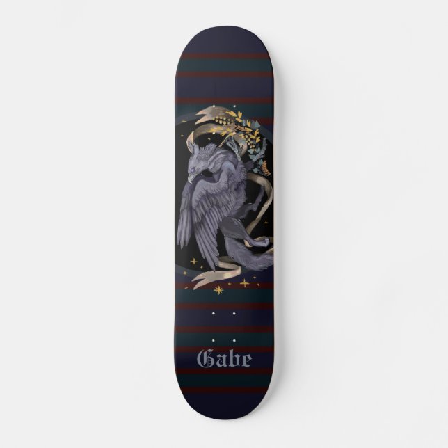 Regal Silver Gryphon   Skateboard (Front)