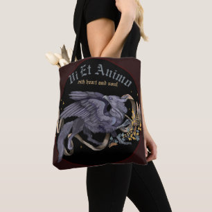 Regal Silver Gryphon Tote Bag