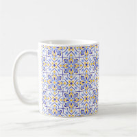 Regal Symphony Blue and Gold Luxury Mediterranean